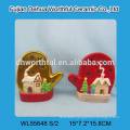 2016 new style ceramic tealight santa claus,ceramic tealight snowman